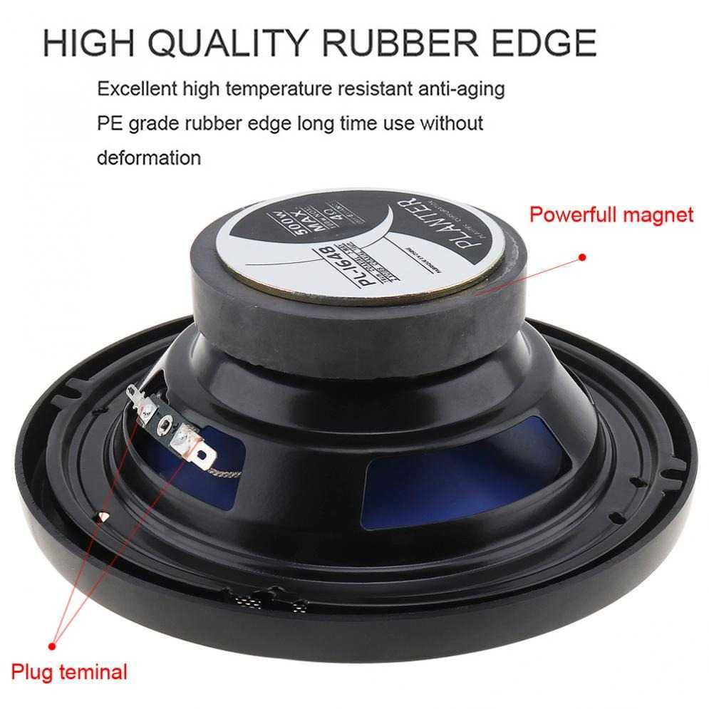 Planter Speaker Mobil Coaxial HiFi 2 Way 6.5 Inch 500W 2 PCS - PL-1648