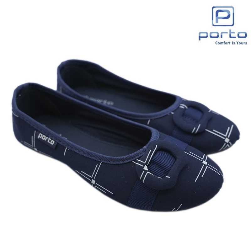 Sepatu flat wanita flat shoes terbaru Porto ringan dan lentur