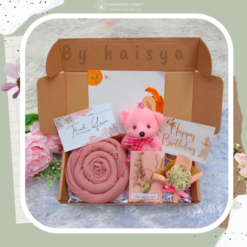 

[TERMURAH] HAMPERS HIJAB / HAMPERS HIJAB GIFTBOX KADO ULANG TAHUN CEWEK/ HAMPERS CEWEK/ KADO ULANG TAHUN CEWEK/ KADO WISUDA / KADO ANNIVERSARY/ KADO WEDDING