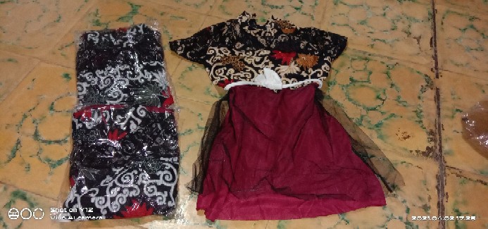 Dress Pavita Rosegold Rx Dress Batik Anak Dress Anak Batik Kondangan Dress Pesta Anak Dress Tutu