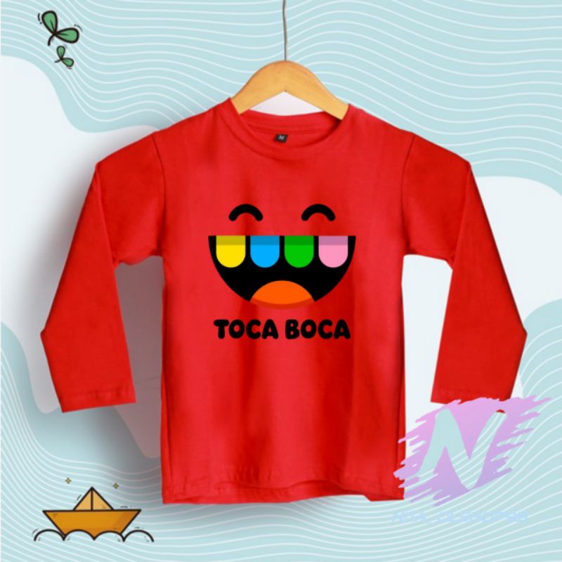 kaos toca boca kaos anak lengan panjang toca lite world