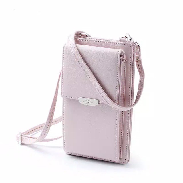 TAS DOMPET MURAH-KPOP-KOREA- LUCY - Pocket Bag Tas Slempang Wanita (2in1 Bisa Dompet Bisa Selempang)