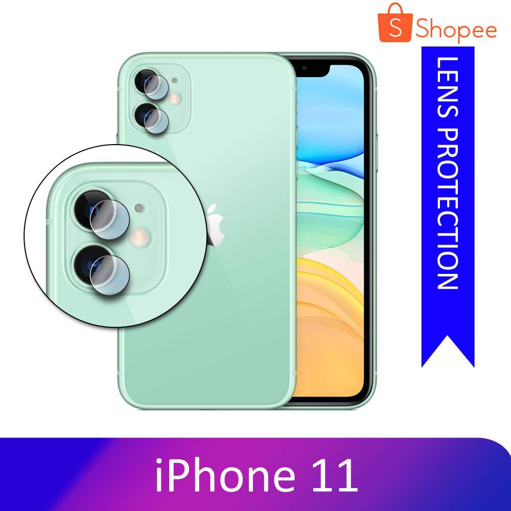 Tempered Glass Kamera iPhone 11 Pelindung Kamera Bahan kaca