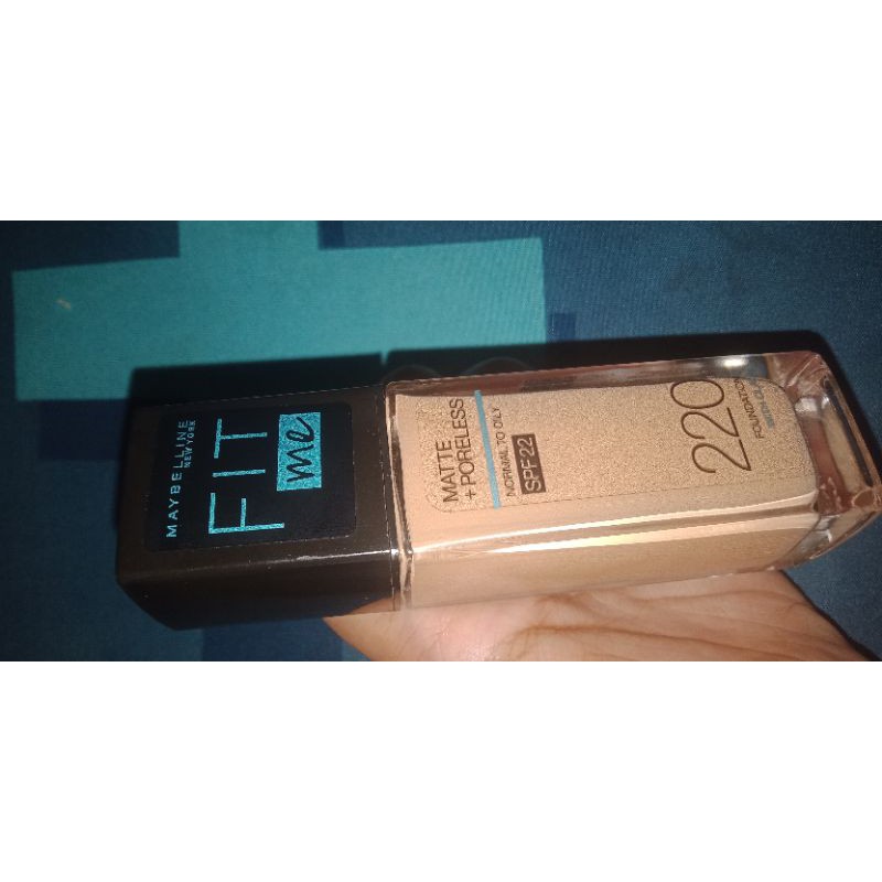foundation maybelline fit me shade 220 original