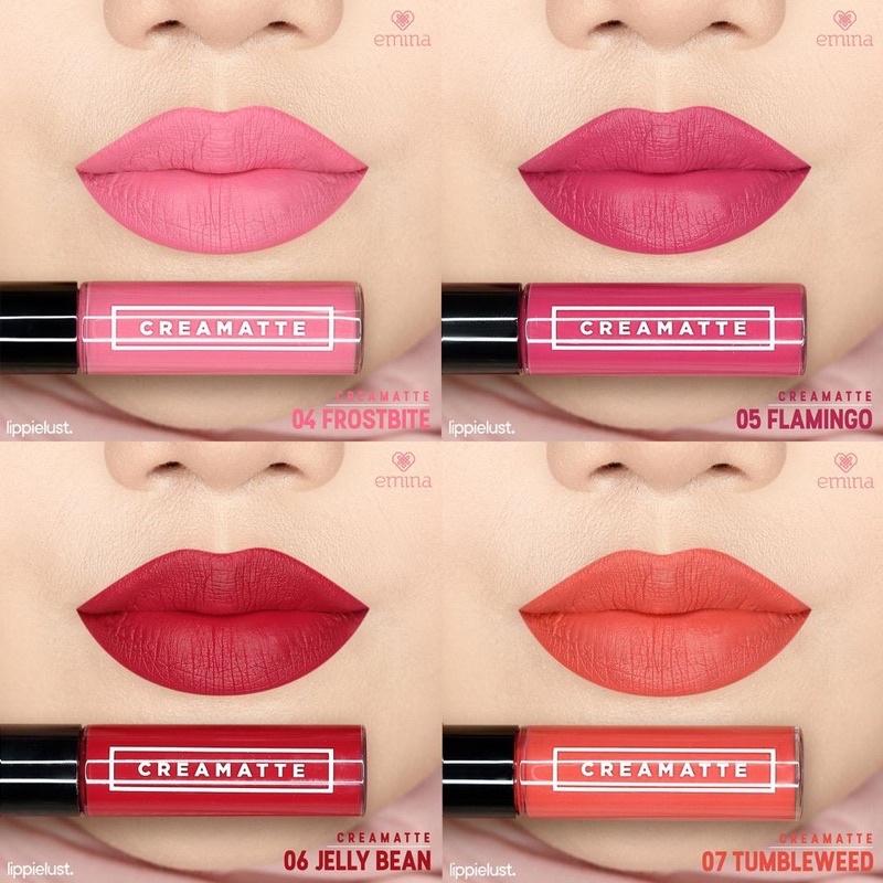 EMINA CREAMMATTE SERIES TERDAPAT 17VARIAN WARNA