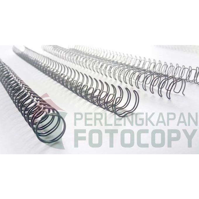 

[[COD]] Spiral Kawat/ Ring kawat, Wire 2:1 F4 - 5/8 Hitam & Putih TERMURAH HEMAT Kode 432