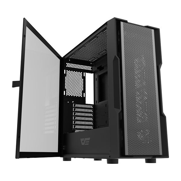 CASING PC GAMING DARKFLASH DK431 BLACK ATX M-ATX E-ATX