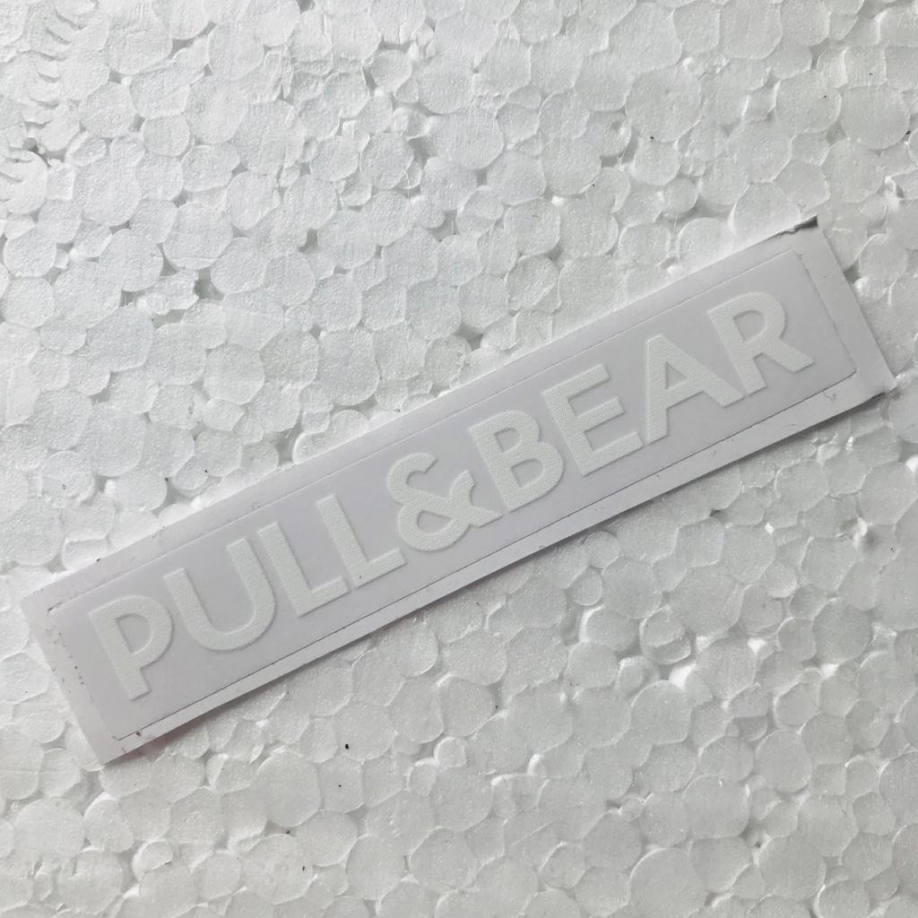 

Sticker Pull & Bear Bahan Transparan UV