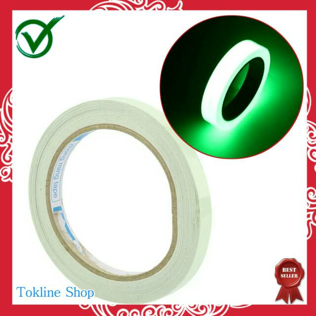 

Lakban Menyala Glow In The Dark Luminous Adhesive Tape Perekat Selotip Solatip