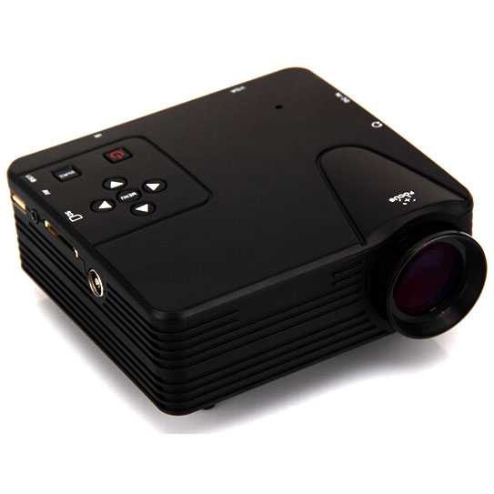 Proyektor Mini LED 640 x 480 Pixel 80 Lumens with TV Receiver - H100