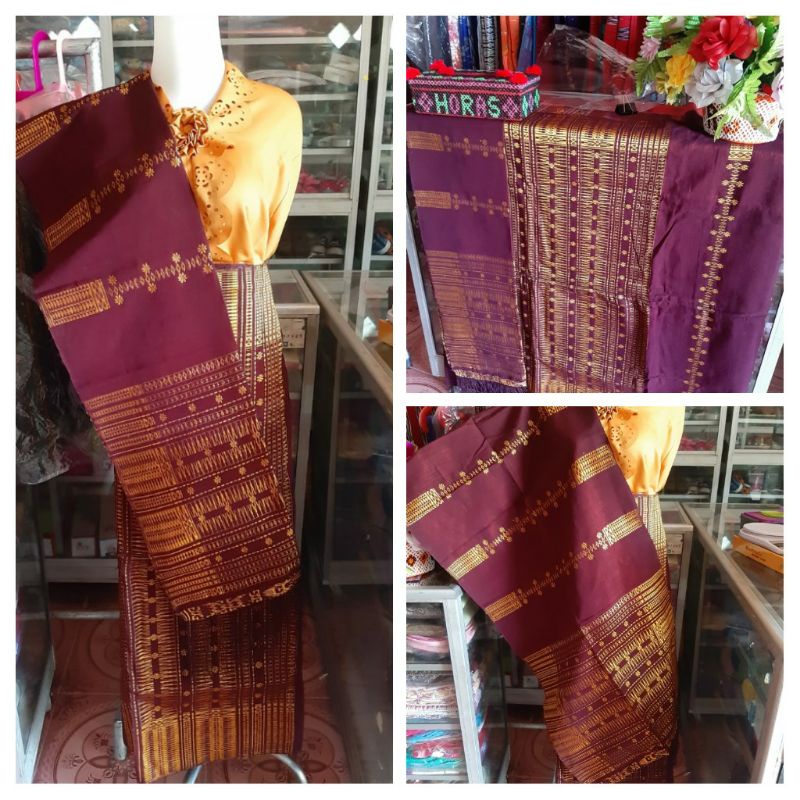 SONGKET PUCCA BINTIK TENUN TANGAN TARUTUNG