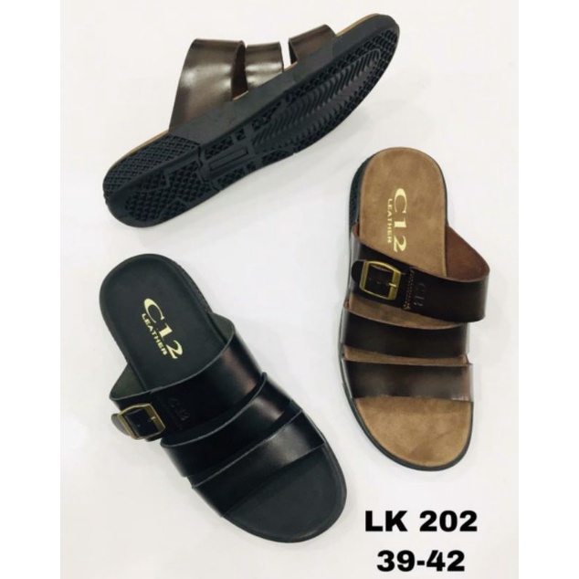 SANDAL KULIT PRIA C12 LK 202 39-42