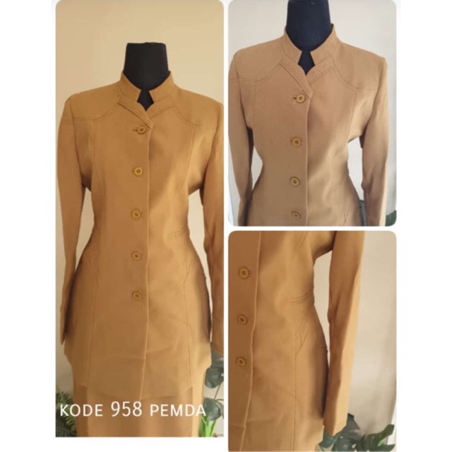  BAJU  SERAGAM PEMDA KHAKI  Shopee Indonesia