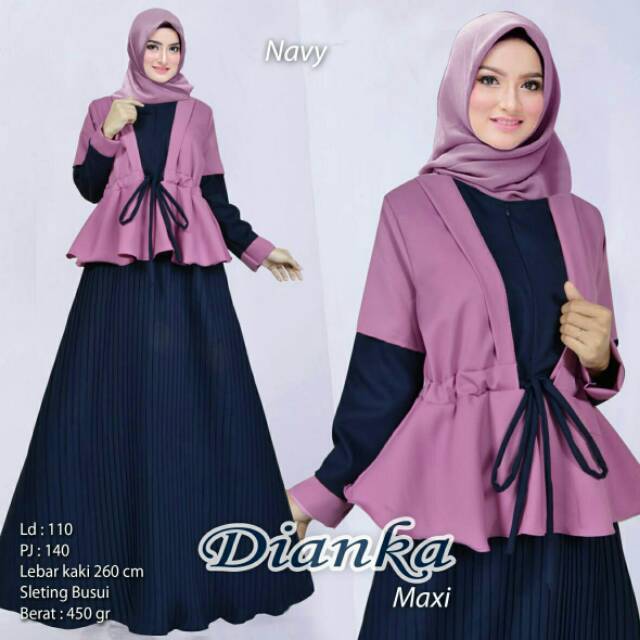 Dianka Maxi Dress Fashion Muslim