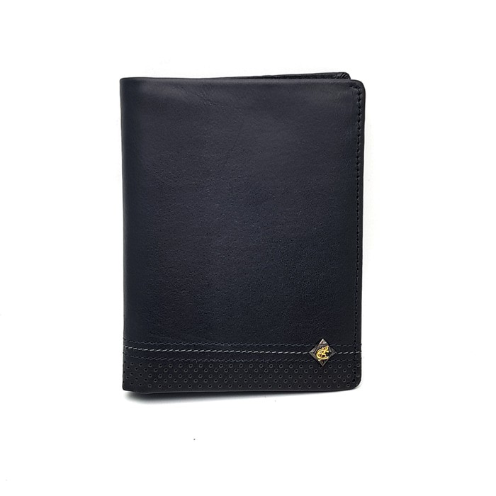 Termurah  DOMPET PRIA KULIT ASLI IMPORT MURAH - COSSET PL RON BLACK - Gratis Ongkir
