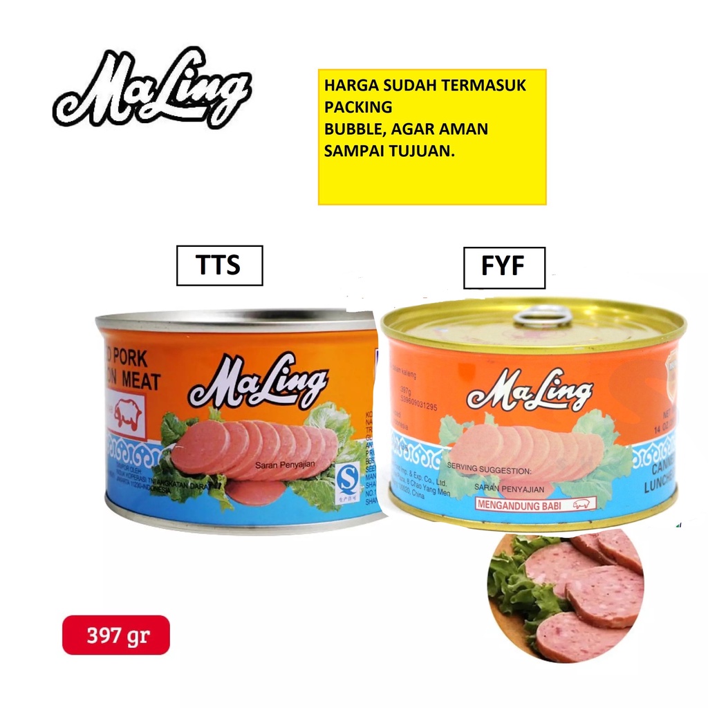 MALING FYF LUNCHEON PORK / MA LING FYF / DAGING MALING / MALING TTS