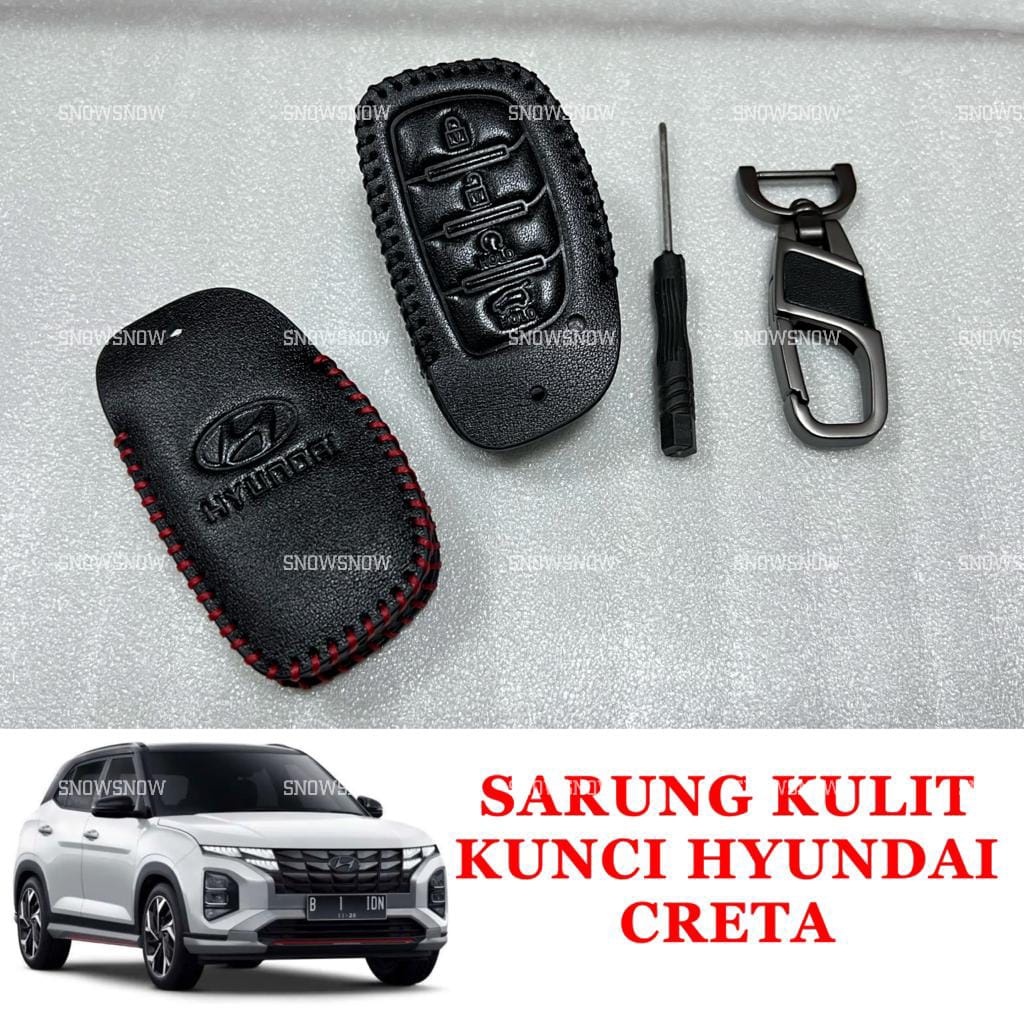 Sarung Kunci Remote Kulit Hyundai Creta 2022 2023 Up