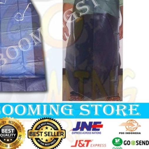 ✩ APRON FULL TAHAN AIR/ CELEMEK FULL ANTI AIR / CELEMEK APRON VINYL BIRU ♀