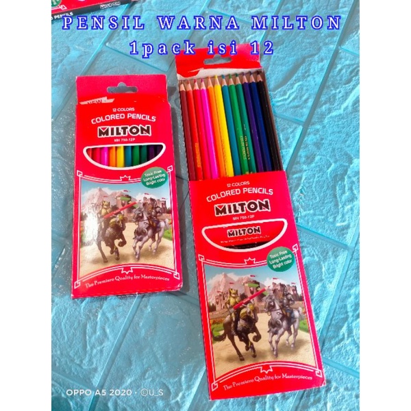 

PENSIL WARNA MILTON ISI 12