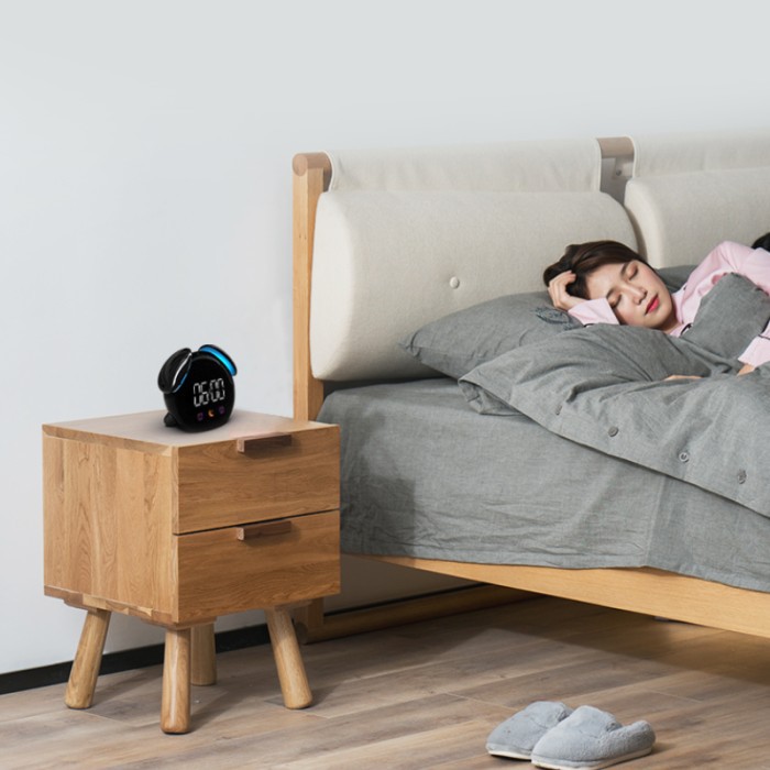 Triple W Smart LED Digital Alarm Clock Jam Meja Pintar Weker Lampu Tidur