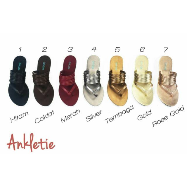 Sandal angkletie original from isrin isran