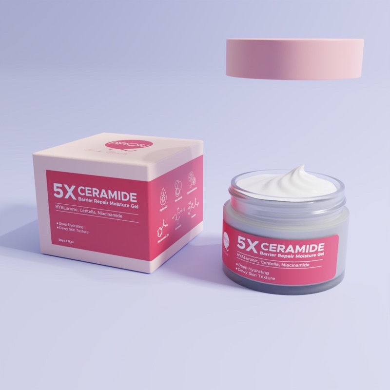 Pipiqiu 5X Ceramide Barrier Moisture Gel / Pipiqiu Serum / Serum Pipiqiu / Pipiqiu Ceramide / Ceramide Pipiqiu 22 hatomugi