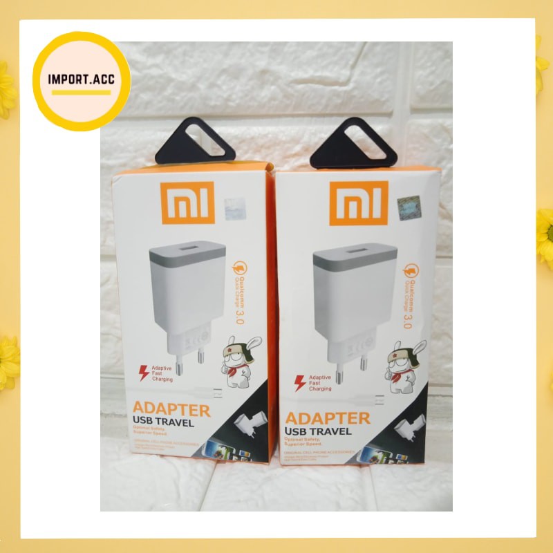 Charger Fast Charging Xiaomi Qualcom MDY-08 3.0 Micro Usb Travel suport fast Charging [import]