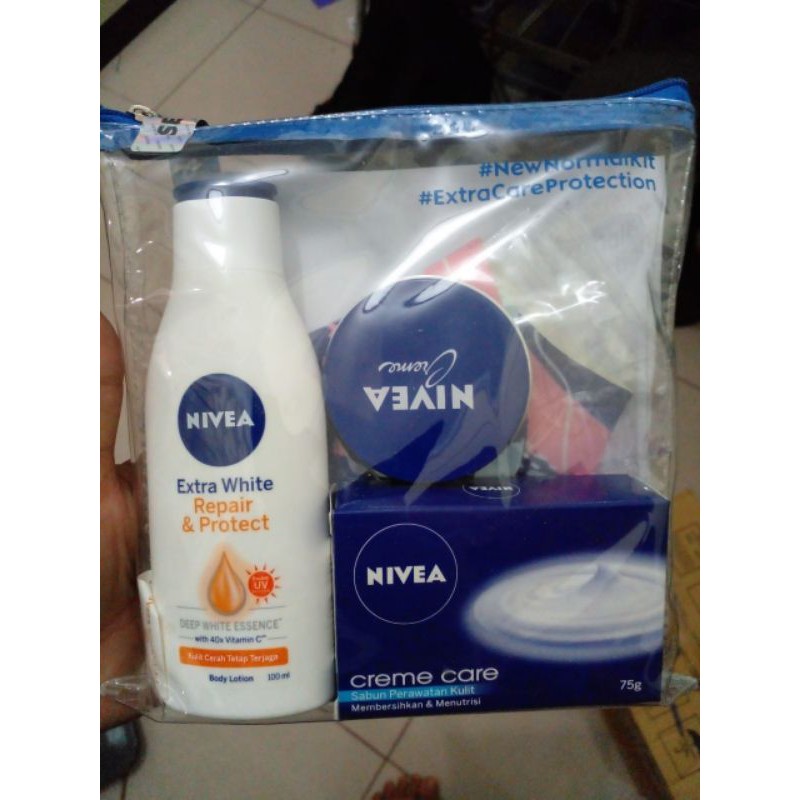 paket nivea 120 free new normal kit