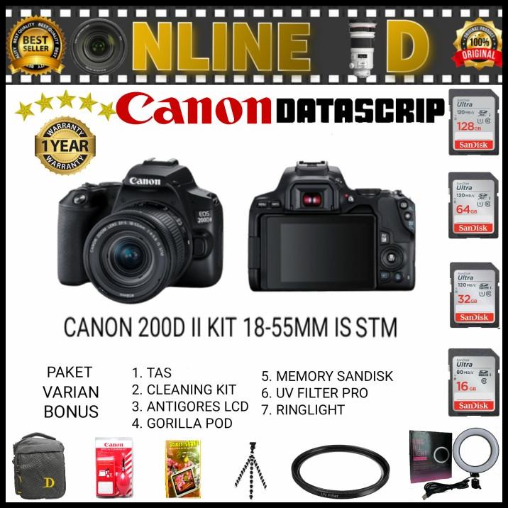 Canon 200D Mark Ii Kit 18-55Mm Original