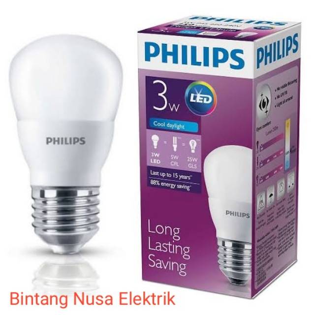 Lampu LED Philips 3 Watt