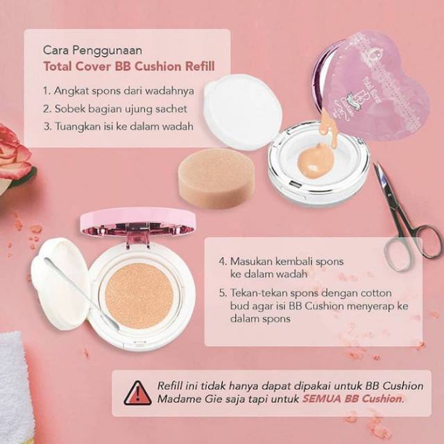 MADAME GIE TOTAL COVER BB CUSHION REFILL