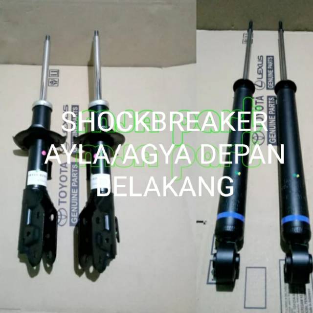 Shockbreaker Ayla/Agya depan belakang dan per eibach