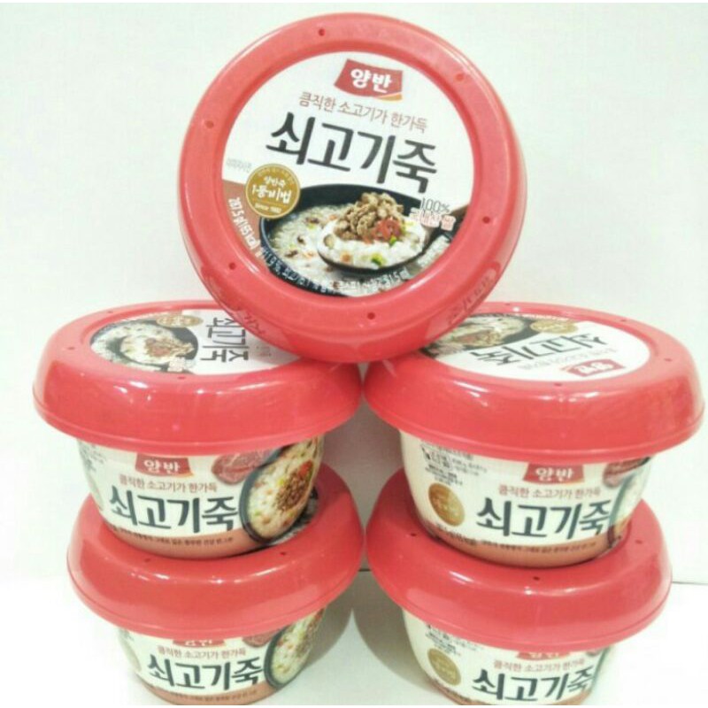 

Dongwon Bubur Instan Dengan Daging Sapi - Rice Porridge With Beef 287,5gr