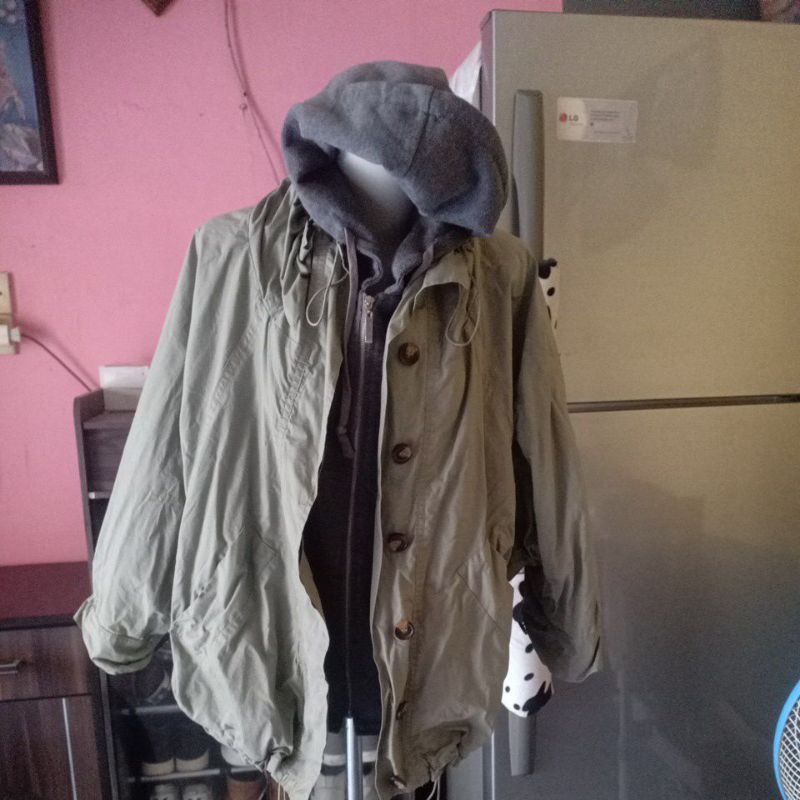 preloved jaket parka Hoodie