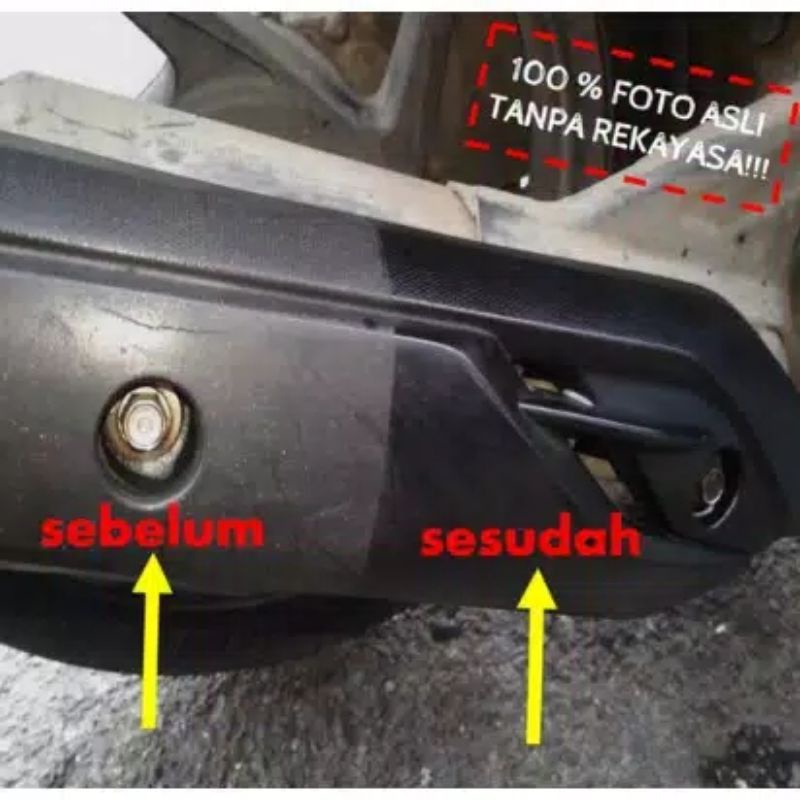 Penghitam body permanen mobil motor / Black to Black/Penghilang body kusam betot