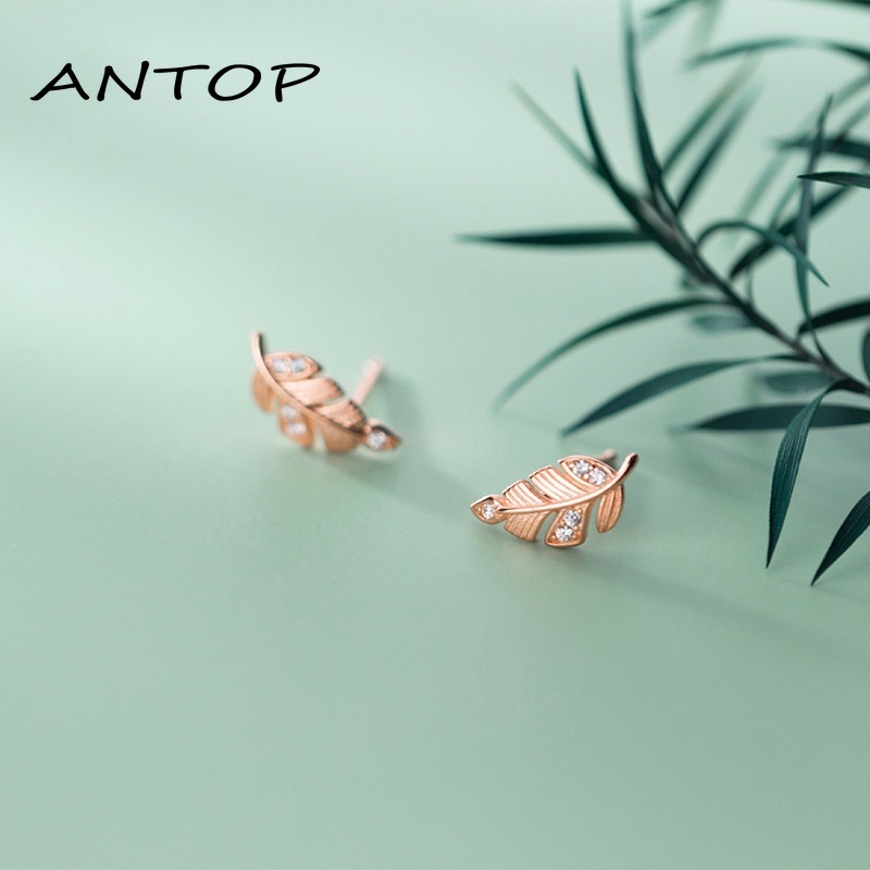 Anting Kecil Yang Indah Anting-anting Kecil Pemodelan Hewan Geometris Tanaman Yang Kreatif  ANTOP