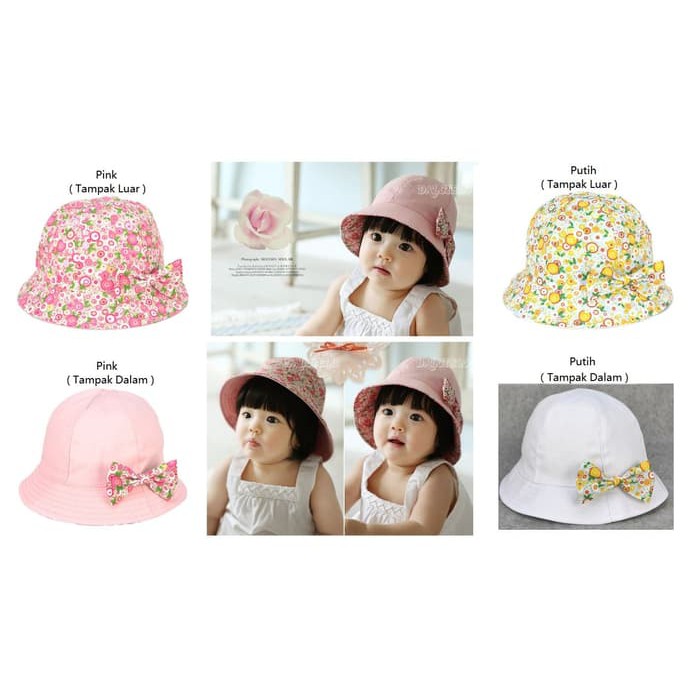 Topi Bayi / Topi Anak Cewek / Topi Bayi Cantik