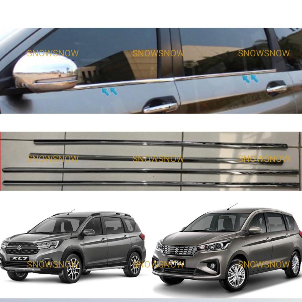 List Kaca Samping All New Ertiga XL7 2018 2022 UP Chrome