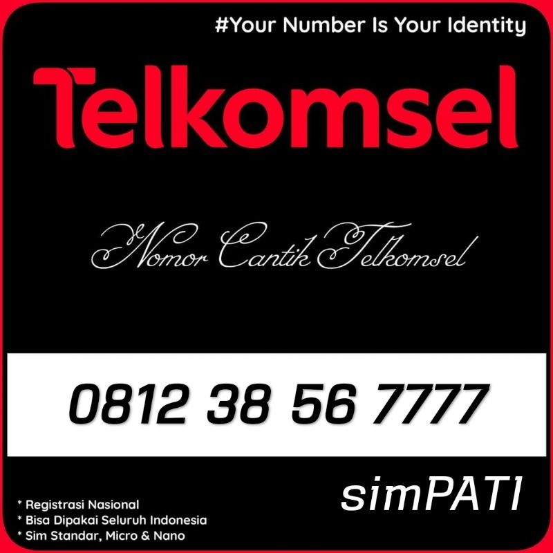 NOMOR CANTIK simPATI 7777