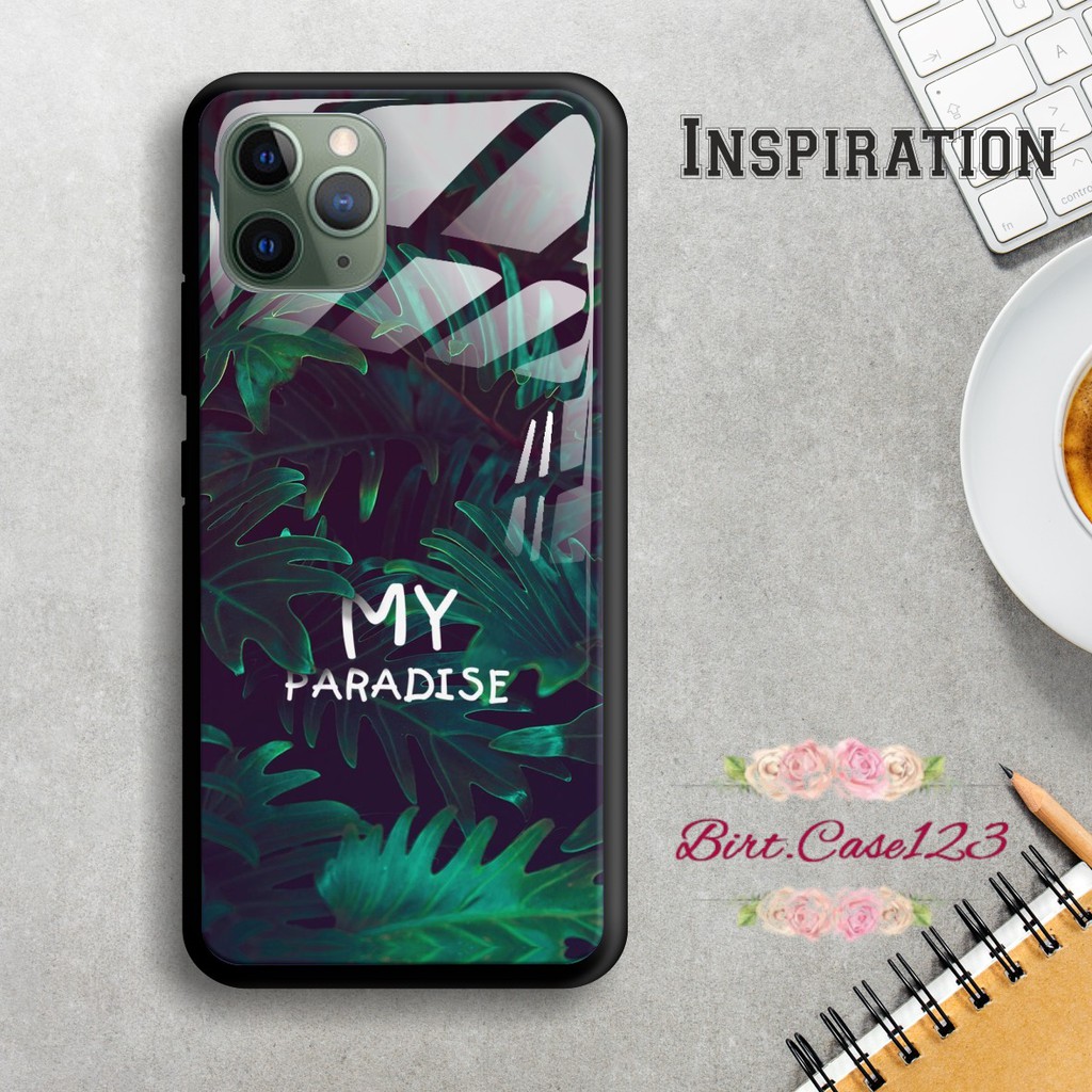 Back case glass INSPIRATION Iphone 5 6 6g 6g+ 7 7g 7g+ 8 8+ Xr X Xs Xs Max Se 2020 11 Pro BC1440