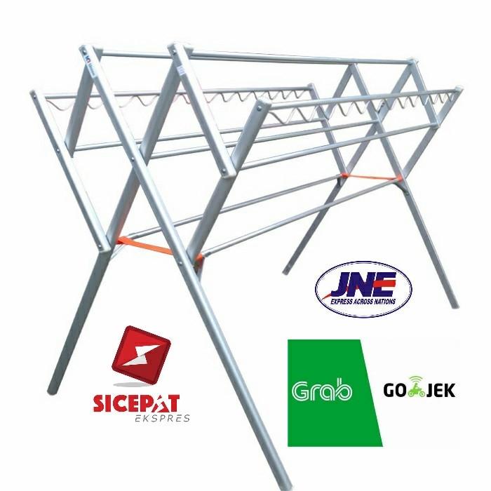 Jemuran Pakaian Jemuran Baju Aluminium Super Besar Tebal Kuat