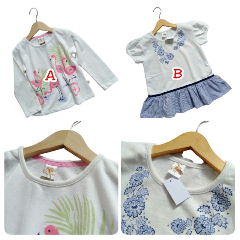Kaos atasan dan dress Babytery Little M branded matahari