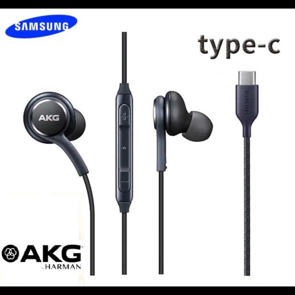 Headset AKG Samsung S10 + NOTE 10 + HandsFree Earphone Tipe C OEM