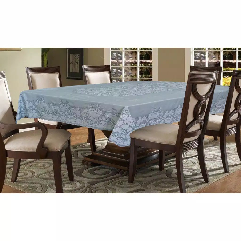 Taplak Meja Makan Anti Air / Taplak Meja Makan Vinyl 150cm X 230cm Jumbo