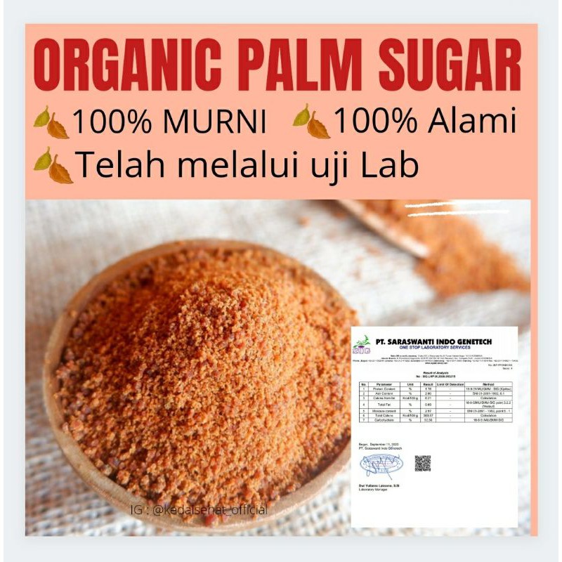 1Kg Gula Aren Organik (Organic Palm Sugar)