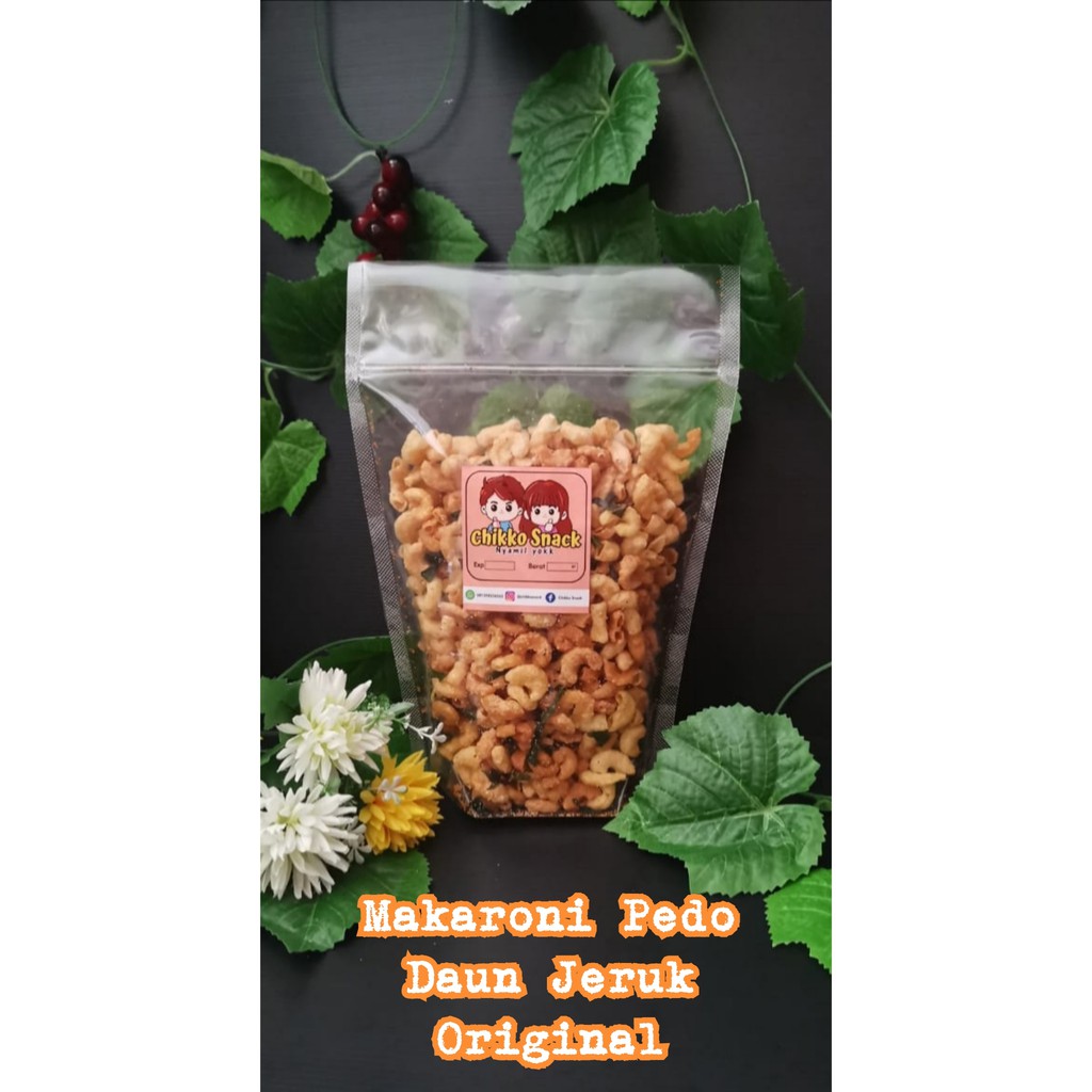 

MAKARONI KERING PEDO KERING GURIH RENYAH RASA DAUN JERUK ORIGINAL 250 GR