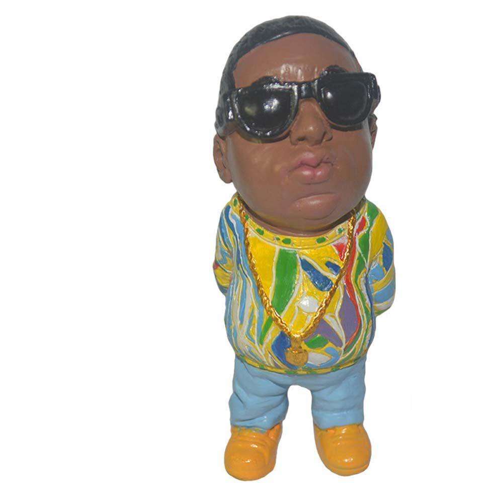 Agustin 2pac Tupac Figure Miniatur Model Kartun Figuals Dekorasi Desktop Model Mainan Aksesoris Interior Mobil Car Ornament