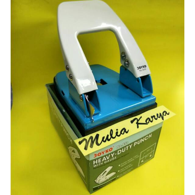 

Pembolong kertas 2 lubang / punch holder 2 hole heavy duty joyko 85