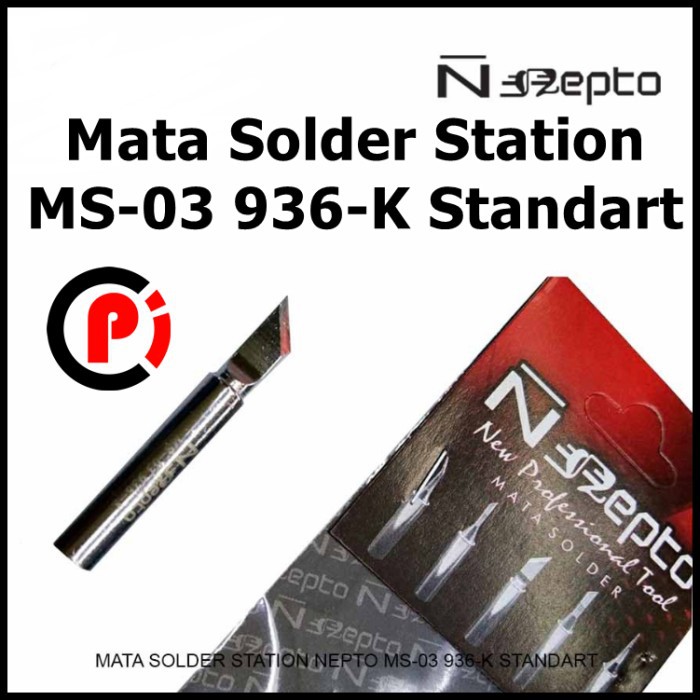 Original Nepto Mata Solder Station MS 03 936 K Standart Model Pisau