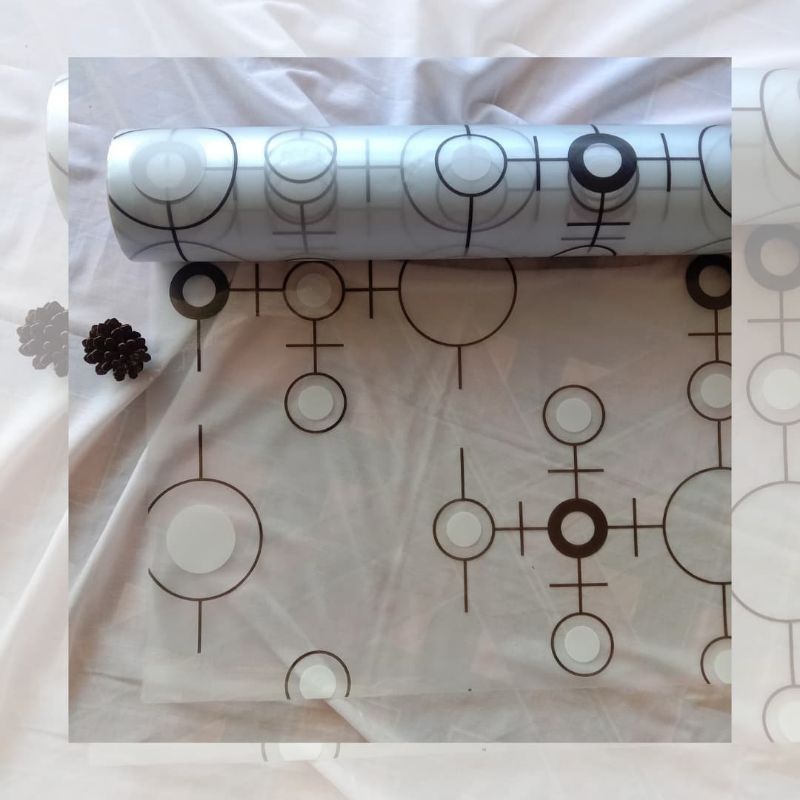 SANDBLAST MOTIF/STICKER KACA L 120CM